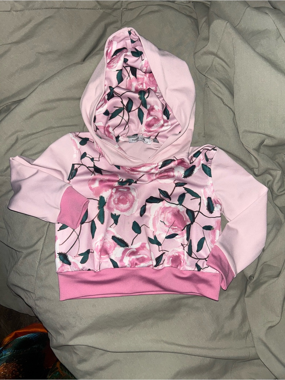 🍄3 for $10🍄 Marina Luna Pink Floral Hooded Sweatshirt for Kids